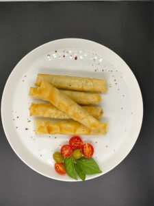 سیگاروبورک سیب زمینی پیاز