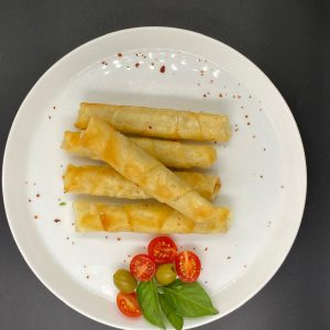 سیگاروبورک سیب زمینی پیاز